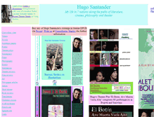 Tablet Screenshot of hugosantander.com
